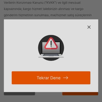 MNG Web Sitesinden Kurye Talebi Oluşturamama