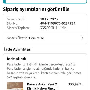Amazon Bir Aydan Fazla Geçmesine Rağmen Para İadesi Yapmıyor