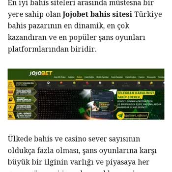 Jojobet Jojo Ya Geri Yapılmıyor
