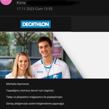 Decathlon' Mağduriyetimi Çözmüyor!