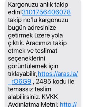 Beklediğimiz Paketimizin Aras Kargo Teslimatını Gerçekleştirmiyor.