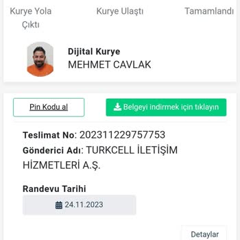 Turkcell Hat Dijital Kurye Tarafından Getirilmedi