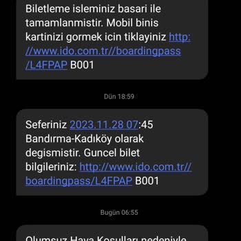 İDO Sefer İptali İadesi