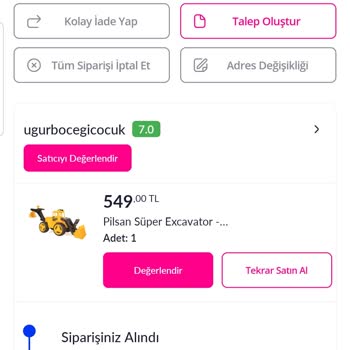 Pazarama Müşteri Temsilcisinin Yetersizliği