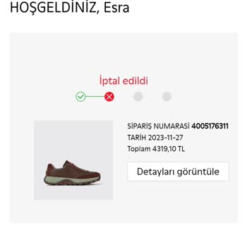 Camper Geri Ödememi Yapmıyor
