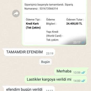 Lastiksa Geciken Lastik Siparişi Ve Bilgi Karmaşası