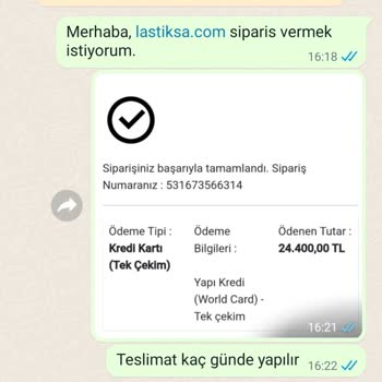 Lastiksa Geciken Lastik Siparişi Ve Bilgi Karmaşası