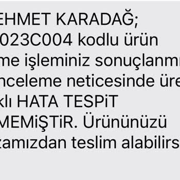 Hatemoğlu Pantolondaki Renk Ağarması
