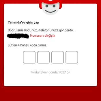 Vodafone Doğrulama Kodu Gelmiyor!