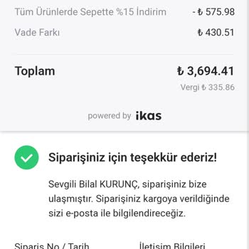 Wunder Eksik Ürün Getirmek