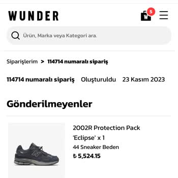 Wunder Kargolara Sürecinin Uzun Sürmesi