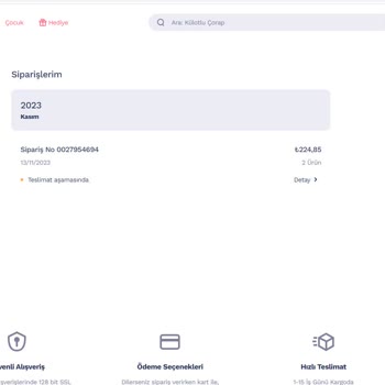 Penti Bir Türlü Hazırlanamayan Ürün