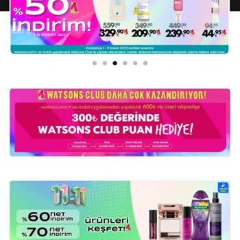 Watsons Hediye Puan Kullanımı