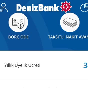 Denizbank K. Kart Aidatı