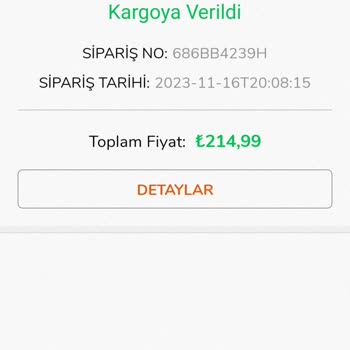 Çetinkaya Online Mağazası Ürünü Yollamıyor