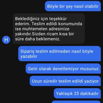 Getir Yemek Ve Köfteci Yusuf Sipariş Sorunu