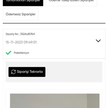Öyküwear Ödeme Aldı Ürün Gelmedi