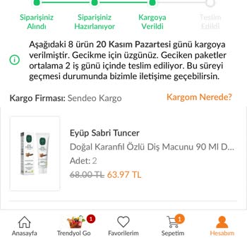 10 Gündür Sendeo Kargo Firması Kargomu Getirmedi