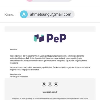 PeP Güvenlik Açığı Mağduriyetim