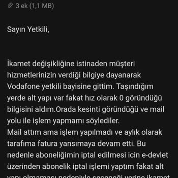 Vodafone Net Vodafone Nakil Sürecinde Yaşanan Haksız Ücretlendirme Çilesi