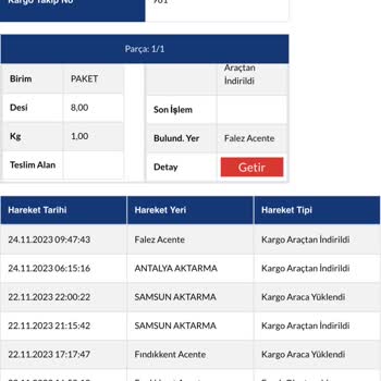Sürat Kargo Falez Acente Kurye Şehir Dışında Yalanı, Kargo Gelmiyor