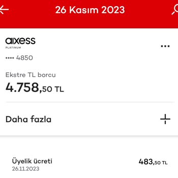 Akbank İlk Senemde Kart Aidatı Yansıttı