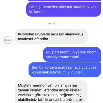 Evvahe Doğal Hayal Kırıklığına Uğradım: İletişim Ve Ürün Sorunu