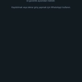 WhatsApp Bu Uygulamayı Kullanmak İçin Resmi WhatsApp Uygulaması Hatası