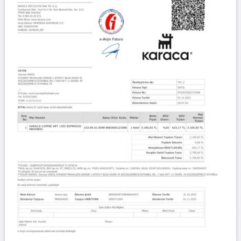 Karaca Züccaciye Karaca Coffee Art 1353 Espresso Makinesi