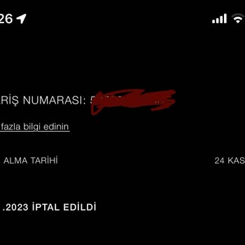 Zara Siparişim İptal Edildi