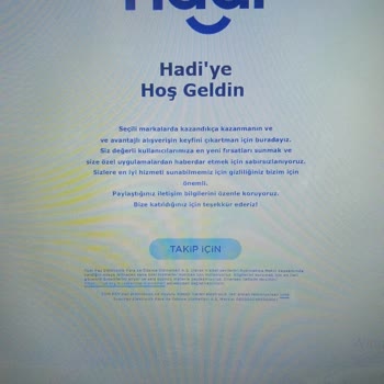 Hadi TOM Pay Hadi'ye Üyelik Yapılması