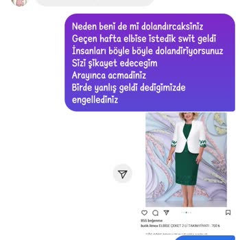 Butik.limox (Instagram) Yanlış Ürün Gönderimi