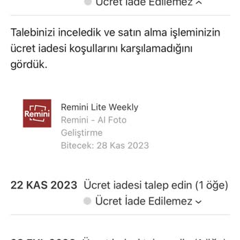 Apple Ücret İadesi Sorunu
