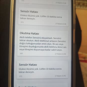 Freestyle Libre Sensör Hatası Ve Düşük Ölçüm