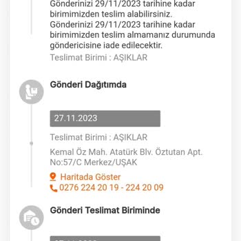 Uşak Merkez MNG Kargo Aşıklar Şubesinin Sorumsuzluğu!