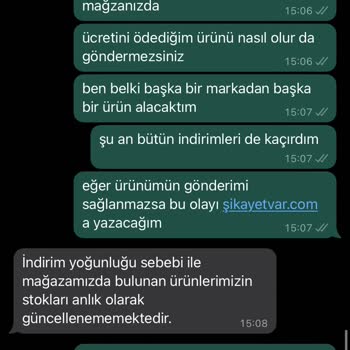Zara Ücretini Ödediğim Ürünü İptal Etti