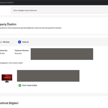 İdefix Yanlış Adrese Bırakan Ve Teslim Etmeyip "Teslim Edildi" Diyen Firma