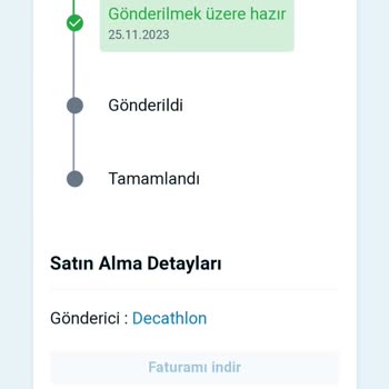 Decathlon Siparişimde Gelmeyen Kargo