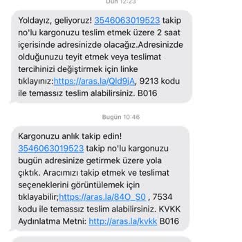Aras Kargo Bağcılar Sarmaşık Şubesi Hk.