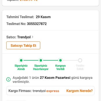 Trendyol Kafalarına Göre Sipariş Geri İadesi