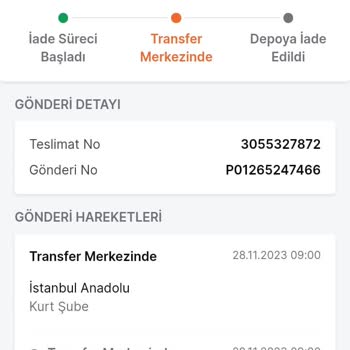 Trendyol Kafalarına Göre Sipariş Geri İadesi