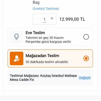 Koçtaş Yalan Bilgi Verilmesi
