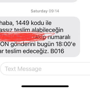 Sendeo Kargo Geleceğiz Mesajına Rağmen Gelmedi