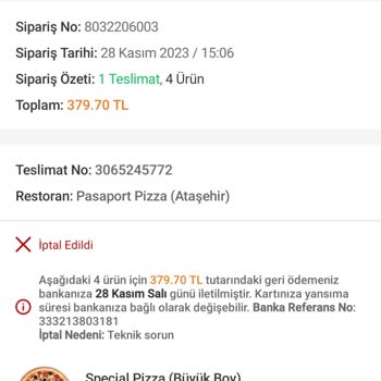 Trendyol Yemek Yazan Fiyattan Ürün Göndermedi