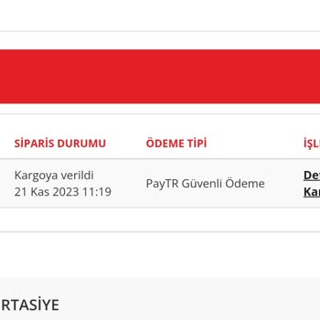 Tahtakalehobi Ürün Siparişimin Tarafıma Ulaşmaması