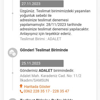 MNG Kargo Teslimat Şubesinde Bekletilen Kargo