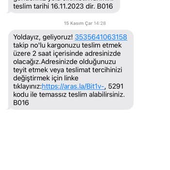 Aras Kargo Teslim Edilmeden İadeye Gönderilen Kargom
