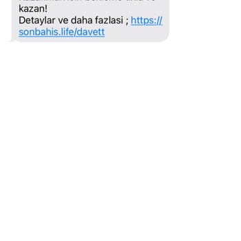 Sonbahis Sürekli Farklı Numaralardan Mesaj Atılıyor