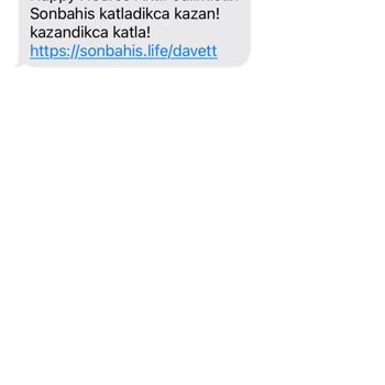 Sonbahis Sürekli Farklı Numaralardan Mesaj Atılıyor