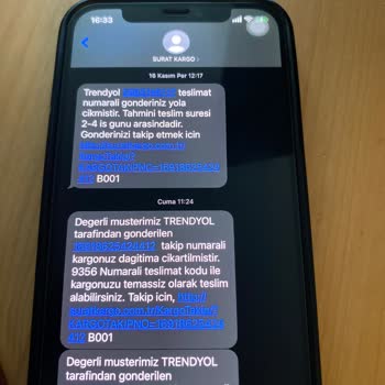 Sürat Kargo 2 Hafta Şubede Ürün Bekletip Bana Getirmeden İade Ettiler.